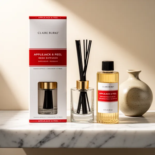 Claire Burke Applejack & Peel Reed Diffuser, 3 fl oz