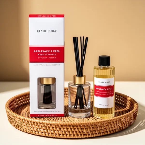 Claire Burke Applejack & Peel Reed Diffuser, 3 fl oz