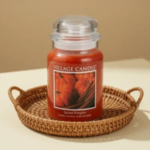 Village Candle Spiced Pumpkin, 21.25 oz