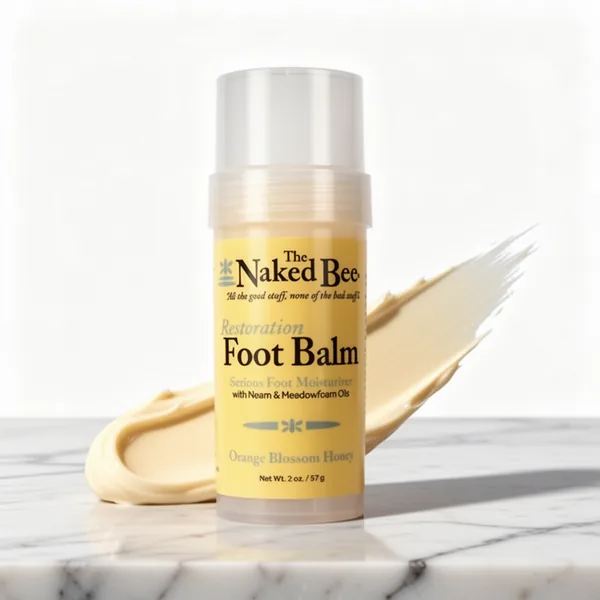 The Naked Bee Foot Balm, 2 oz