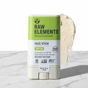 Raw Elements Face Mineral Sunscreen Stick, 0.5 oz