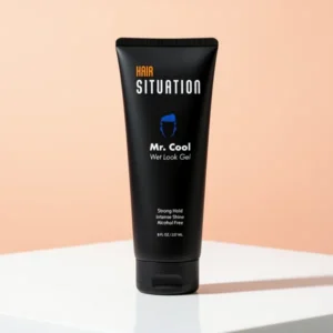 Hair Situation Mr. Cool Wet Look Strong Hold Hair Gel for Men, 8 fl oz