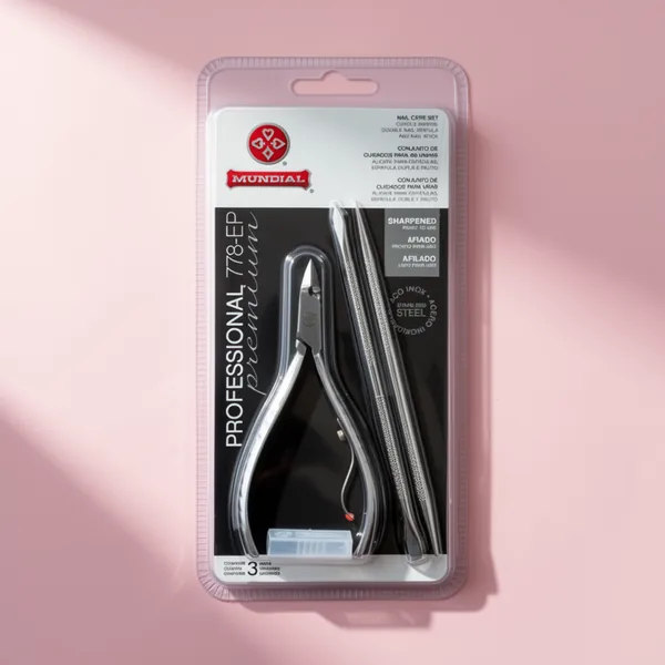 Mundial Nail Care Set, 3 Pieces