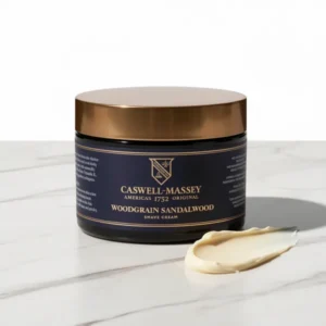 Caswell-Massey Heritage Woodgrain Sandalwood Shave Cream, 8 fl oz