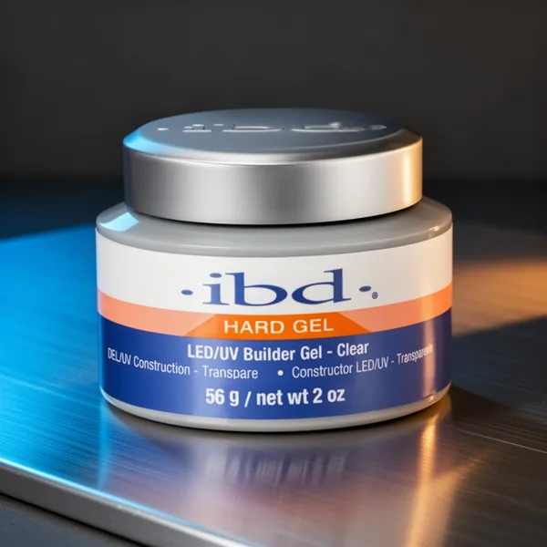 IBD Hard Gel Led/uv Builder Gel, 2 oz, Clear