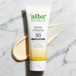 Alba Botanica Mineral Sunscreen Lotion, 3 fl oz