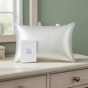 ALASKA BEAR Silk Pillowcase for Hair, Ivory