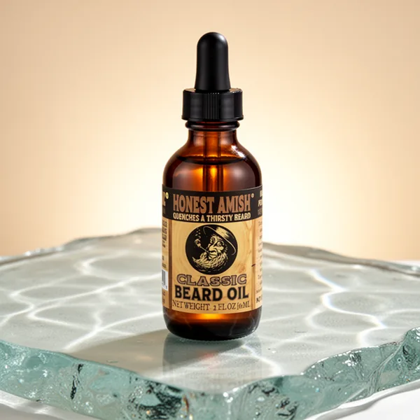 Honest Amish Beard Oil for Men, 2 oz