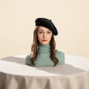 ZLYC Wool French Beret Hat