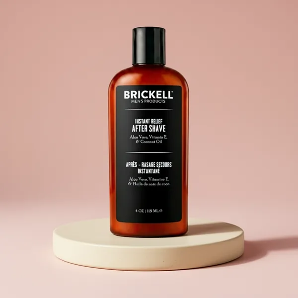 Brickell Men's Instant Relief Aftershave for Men, 4 oz