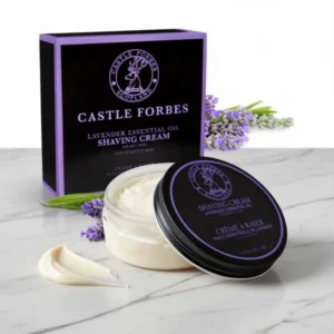 Castle Forbes Lavender Shaving Cream for Men, 6.8 fl oz