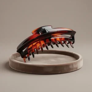 Parcelona French Bend Narrow Large Jumbo 6 Tortoise Shell Jaw Hair
