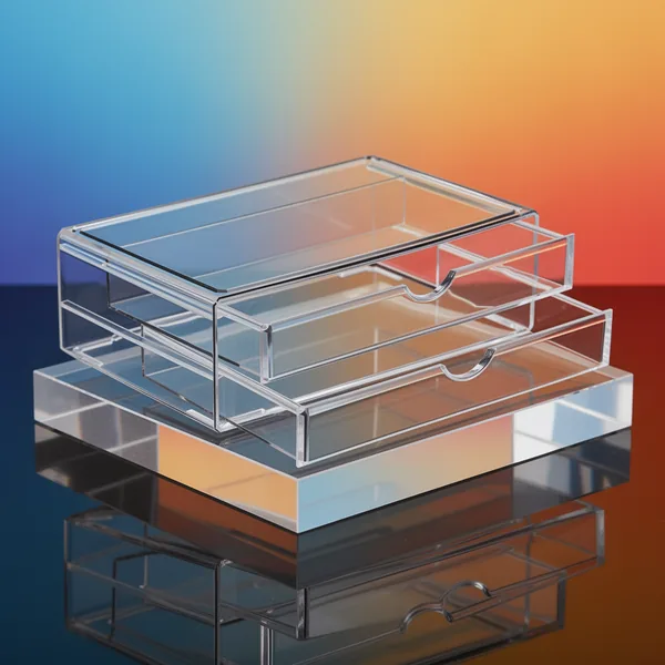 Sorbus Acrylic Drawers Clear Makeup Organizer