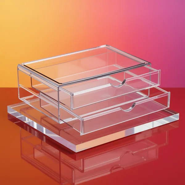 Sorbus Acrylic Drawers Clear Makeup Organizer