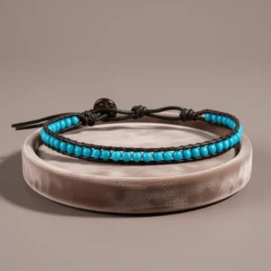 Infinityee888 Anklet Turquoise Bead