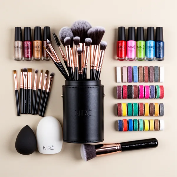 Niré Beauty Professional Makeup Brush Set, 15 Pieces
