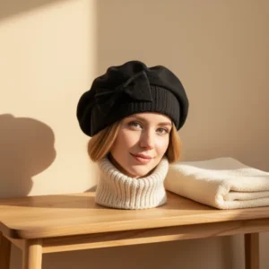 VECRY Women's 100% Wool Bucket Hat