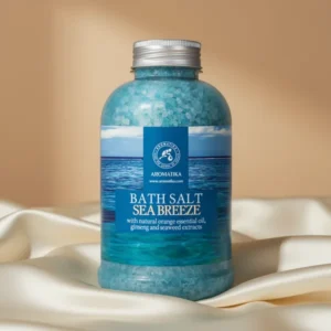 Bath Salt Sea Breeze with Natural Essential Oils, 21.16 oz