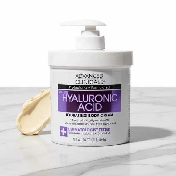 Advanced Clinicals Hyaluronic Acid Moisturizer, 16 oz