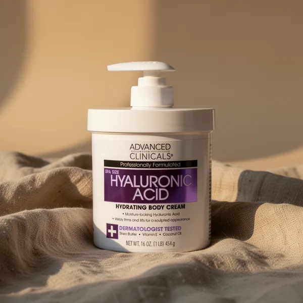 Advanced Clinicals Hyaluronic Acid Moisturizer, 16 oz
