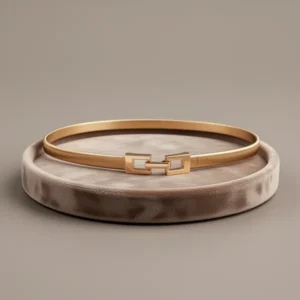 Skinny Metal Waist Belt for Women