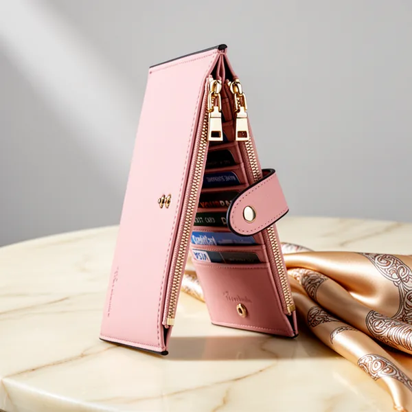 Travelambo Womens Leather Bifold Wallet