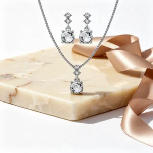 Nine West Women's Necklace and Earring Jewelry Set