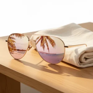 SUNGAIT Oversized Aviator Sunglasses