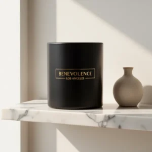 Benevolence LA Premium Rose & Sandalwood Scented Candle, 8 oz