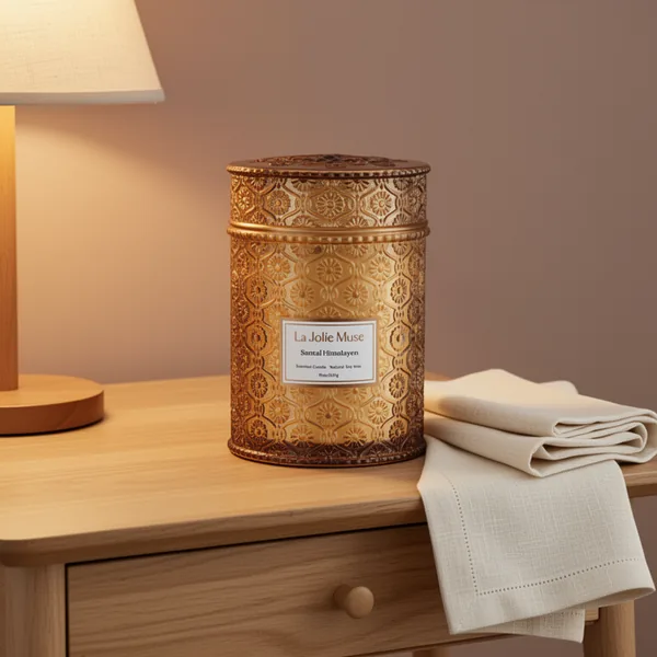 LA JOLIE MUSE Santal Himalayen Scented Candles for Home, 19 oz