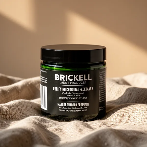 Brickell Men's Purifying Charcoal Face Mask, 4 oz