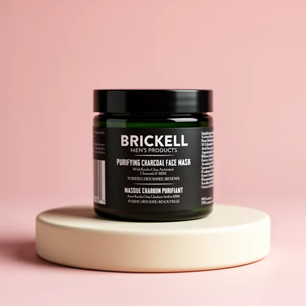 Brickell Men's Purifying Charcoal Face Mask, 4 oz