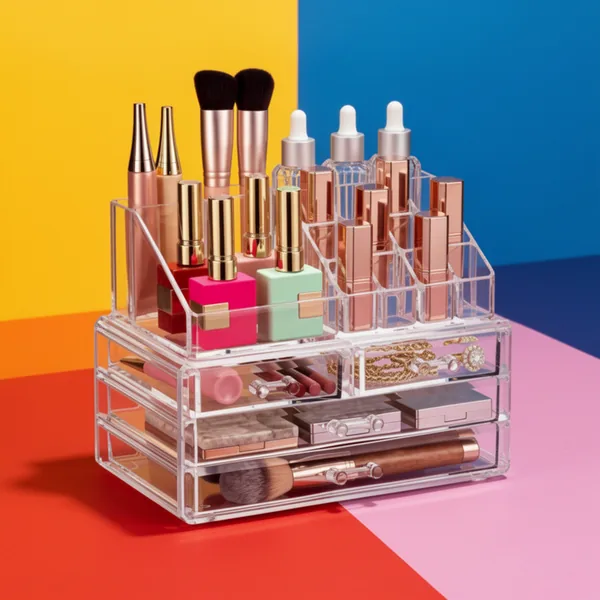 Masirs Clear Makeup Organizer