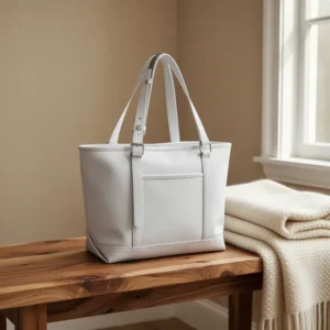 DALIX 23 Premium Cotton Canvas Shopping Tote Bag, 23-Inch, 24 oz