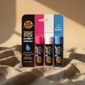 Sun Zapper Zinc Sunscreen Stick, 3-Pack