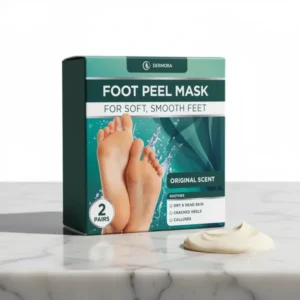 DERMORA Foot Peel Mask, 2 Pairs