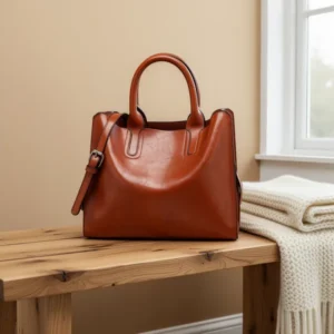 Womens Vintage Solid Color Handbags