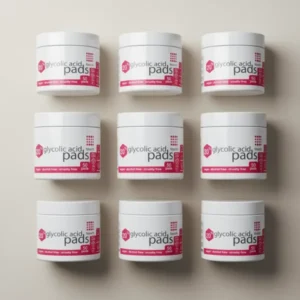 Touch 20% Glycolic Acid Pads Exfoliating Face Wipes, 50 Count