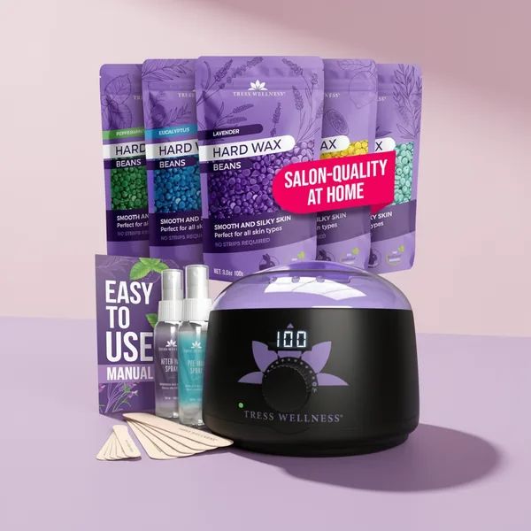 Tress Wellness Waxing Kit for Sensitive Skin