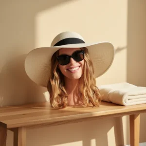 FURTALK Womens Sun Straw Hat