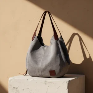 Canvas Multi-Pocket Hobo Bags for Women