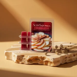 ScentSationals Cinnamon Apples Scented Fall Wax Melts, 10 oz
