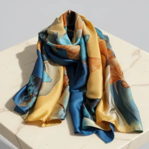 Womens 100% Large Mulberry Silk Scarf