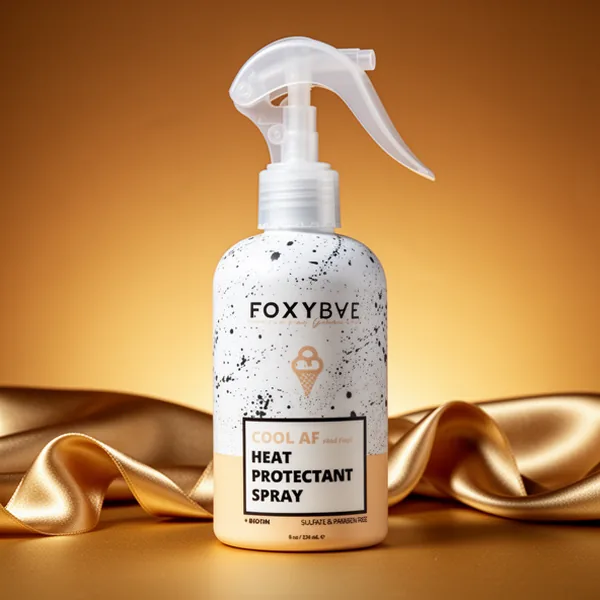 FoxyBae Heat Protectant Spray Thermal Hair Styling Mist, 8 oz