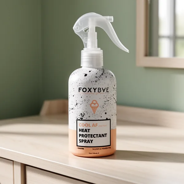 FoxyBae Heat Protectant Spray Thermal Hair Styling Mist, 8 oz