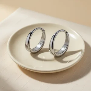 Tiny Small Sleeper Hoop Earrings for Women