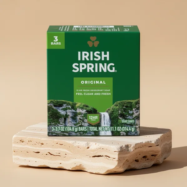Irish Spring Bar Soap for Men, 3.7 oz, 3-Pack