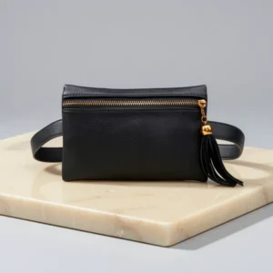 Goclothod Faux Leather Fanny Pack