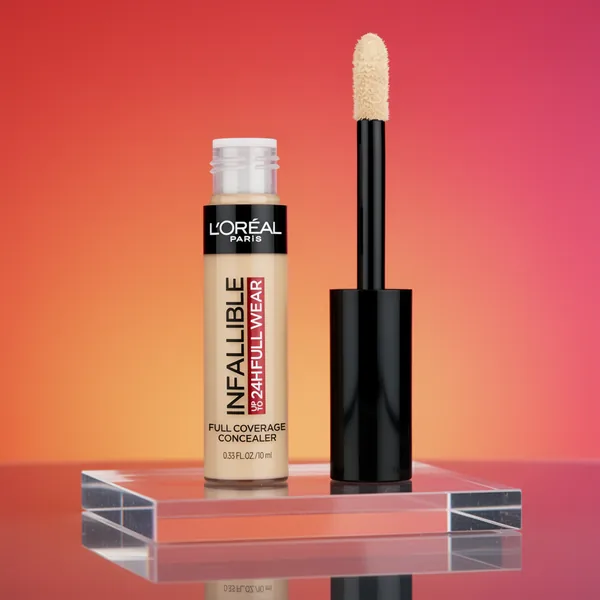L'Oreal Paris Makeup Infallible Full Wear Waterproof Matte Concealer, 0.33 fl oz
