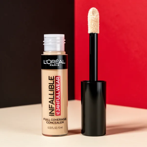 L'Oreal Paris Makeup Infallible Full Wear Waterproof Matte Concealer, 0.33 fl oz